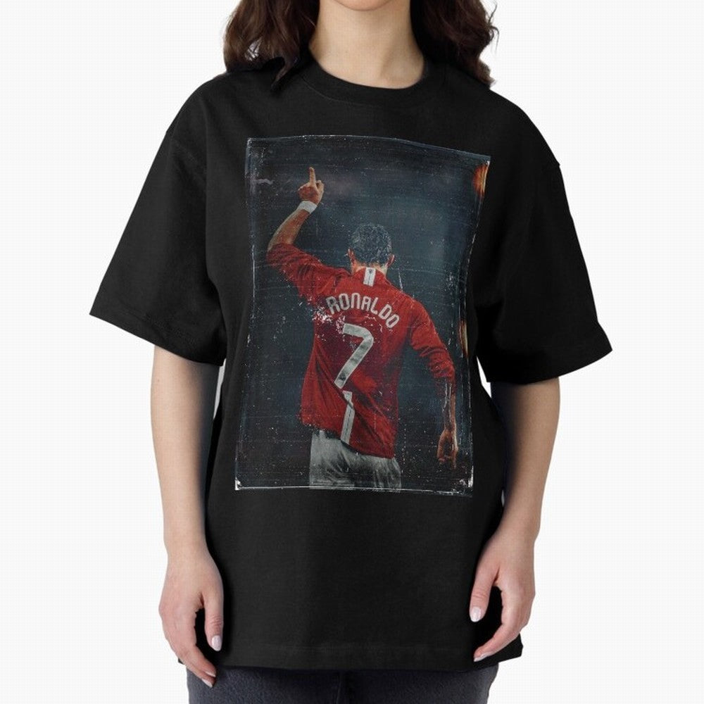 Cristiano Ronaldo Vintage Oversized T-Shirt Celebrate the Magic of Global Football Passion for FIFA World Cup 2026 Group Stage, Centered on Neymar, Netherlands, Game Day Rituals, Football Legends, Country Pride and the Road to the Final; Ideal for