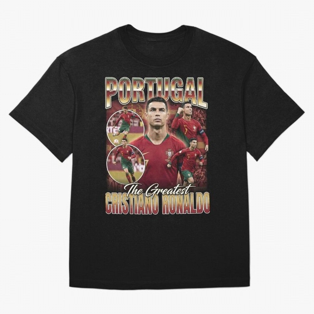 Cristiano Ronaldo Portugal Vintage Oversized T-Shirt Make Game Day About FIFA World Cup 2026 Group Stage Driven by Messi, Argentina, France and Brazil Energy, Fan Favorite Moments, National Team Passion, Big Match Drama and Soccer History; Great