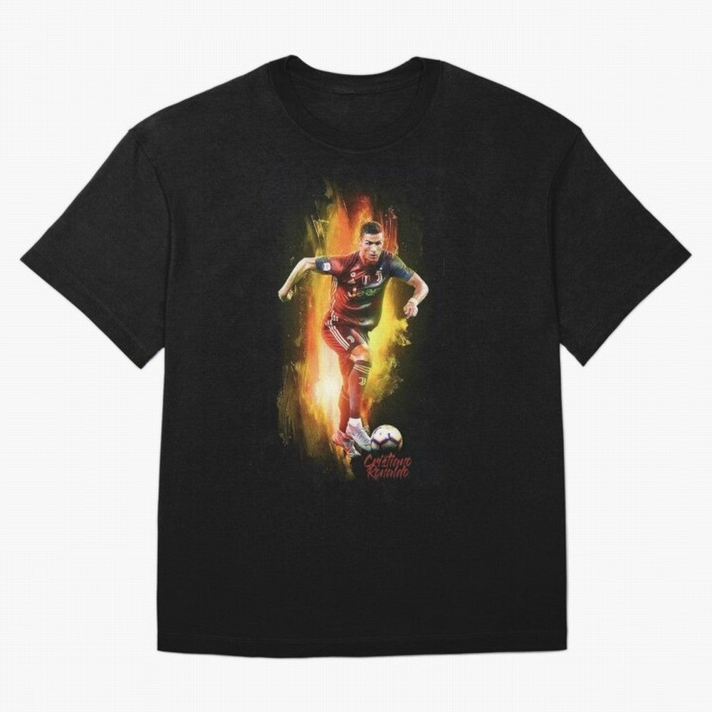 Ronaldo Wallpaper Oversized T-Shirt Make Memories around Match Day Hype around FIFA World Cup 2026 Group Stage, Neymar, Haaland and Cristiano Ronaldo, England, France and Netherlands, Supporter Pride, Iconic Celebrations, Legendary Names and Global