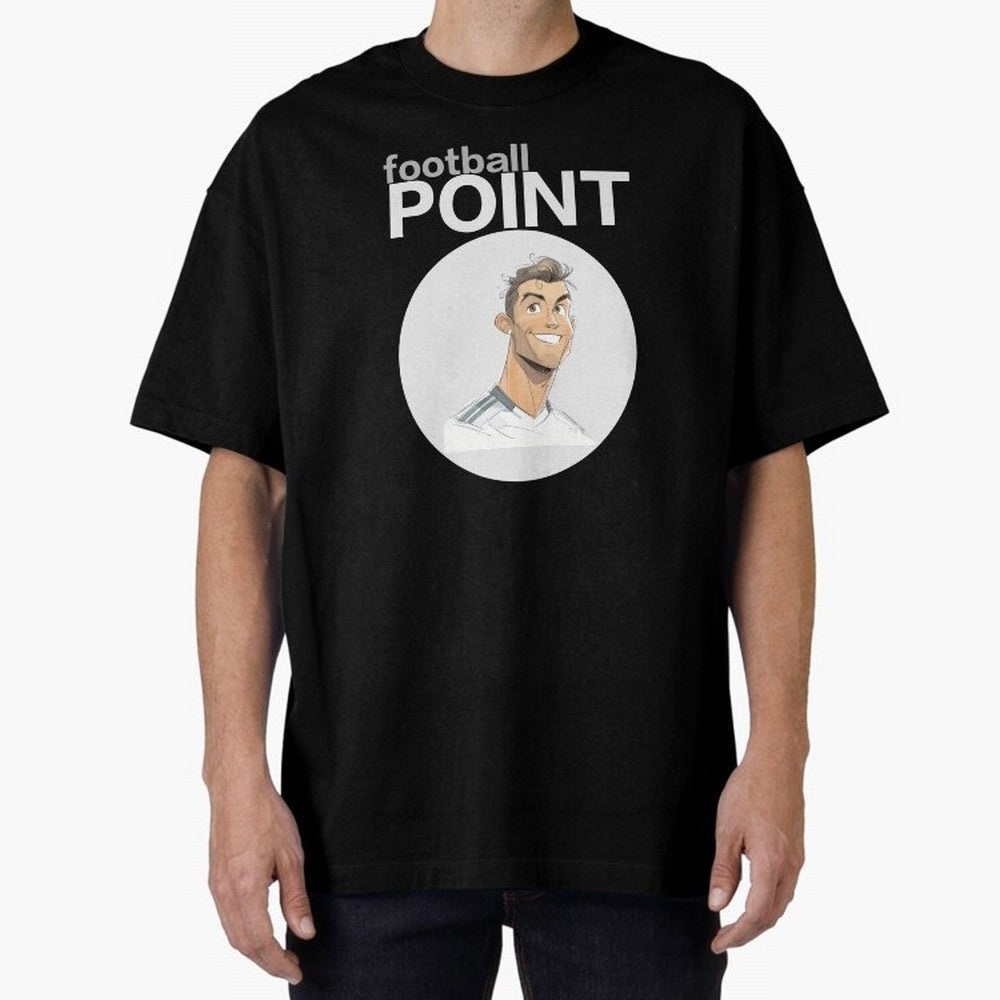 Cristiano Ronaldo POINT Oversized T-Shirt Show Your Stadium Side during FIFA World Cup 2026 Group Stage Inspired by Mbappe and Neymar, Portugal Energy, Match Day Excitement, Supporter Culture, Golden Goals and Global Football Passion; Made for
