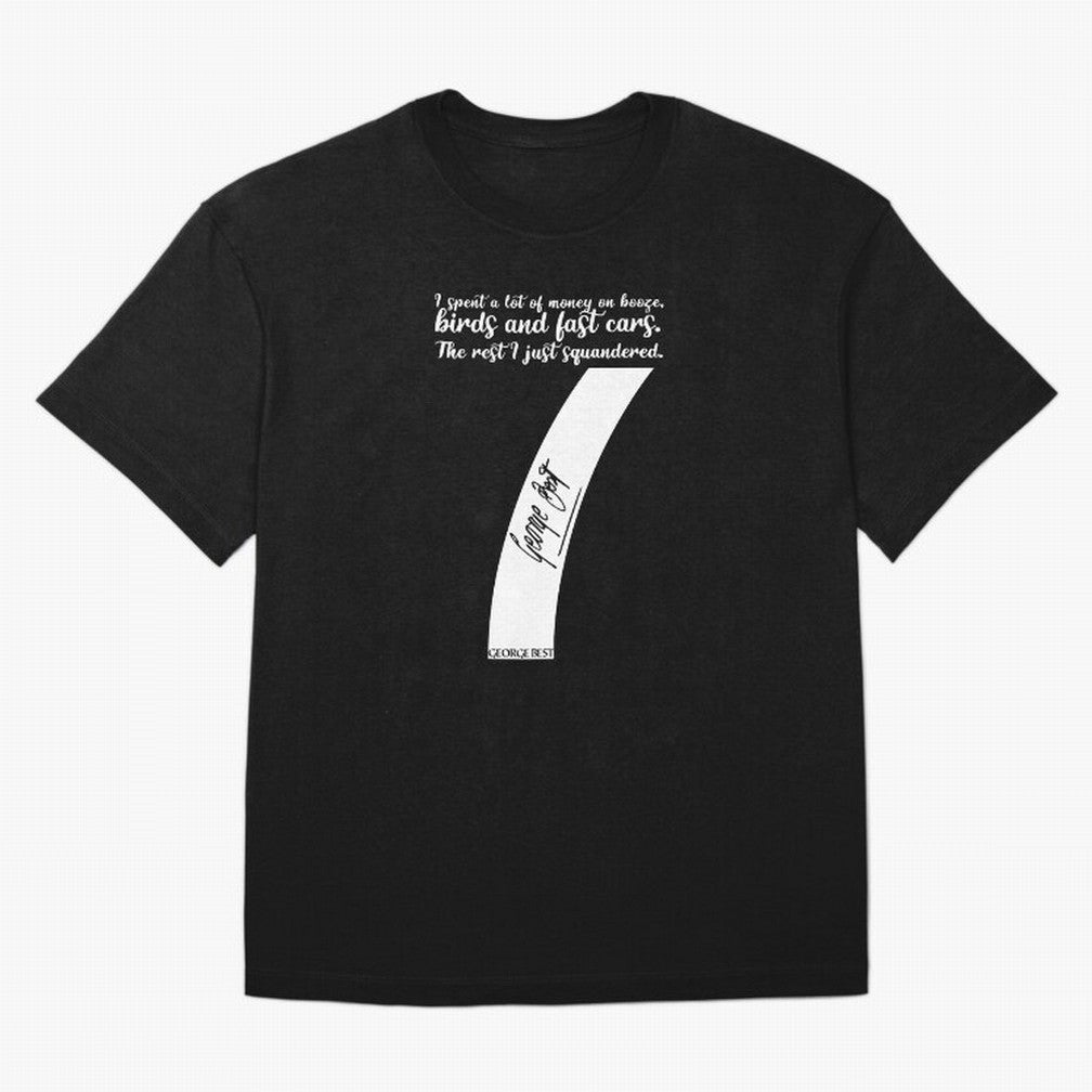 Legend of The Red George Best Number Seven Oversized T-Shirt Bring Trophy Dreams to the FIFA World Cup 2026 Journey through Mbappe and Neymar Highlights, France and Portugal Pride, Stadium Memories, Football Loyalty, International Chants and