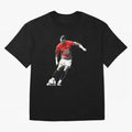 Cristiano Ronaldo Manchester 2008 Oversized T-Shirt Showcase Global Football Passion for FIFA World Cup 2026 USA Canada Mexico, with Messi, CR7 and Mbappe, Spain and Netherlands, Vintage Soccer Flavor, Modern Football Stars, National Flags and