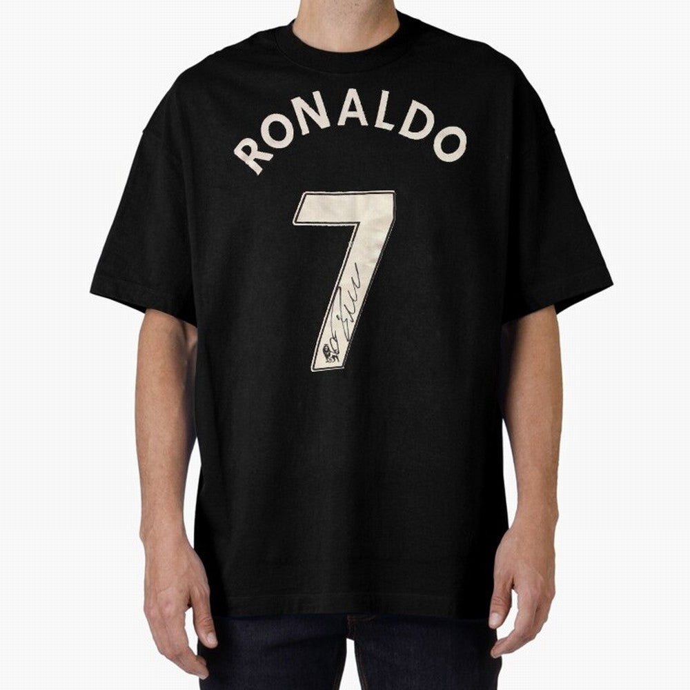 CR7 Uniform with signature Oversized T-Shirt Join the Countdown to FIFA World Cup 2026 USA Canada Mexico for Fans of CR7 and Messi and Spain and Netherlands, Bringing Tournament Hype, Historic Matchups, Family Viewing Parties and Global Sports