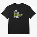 Eat sleep siuuu repeat Oversized T-Shirt Remember Iconic Moments from FIFA World Cup 2026 USA Canada Mexico for Fans of Haaland and France and Portugal, Bringing Fan Favorite Moments, National Team Passion, Big Match Drama and Soccer History; Ideal