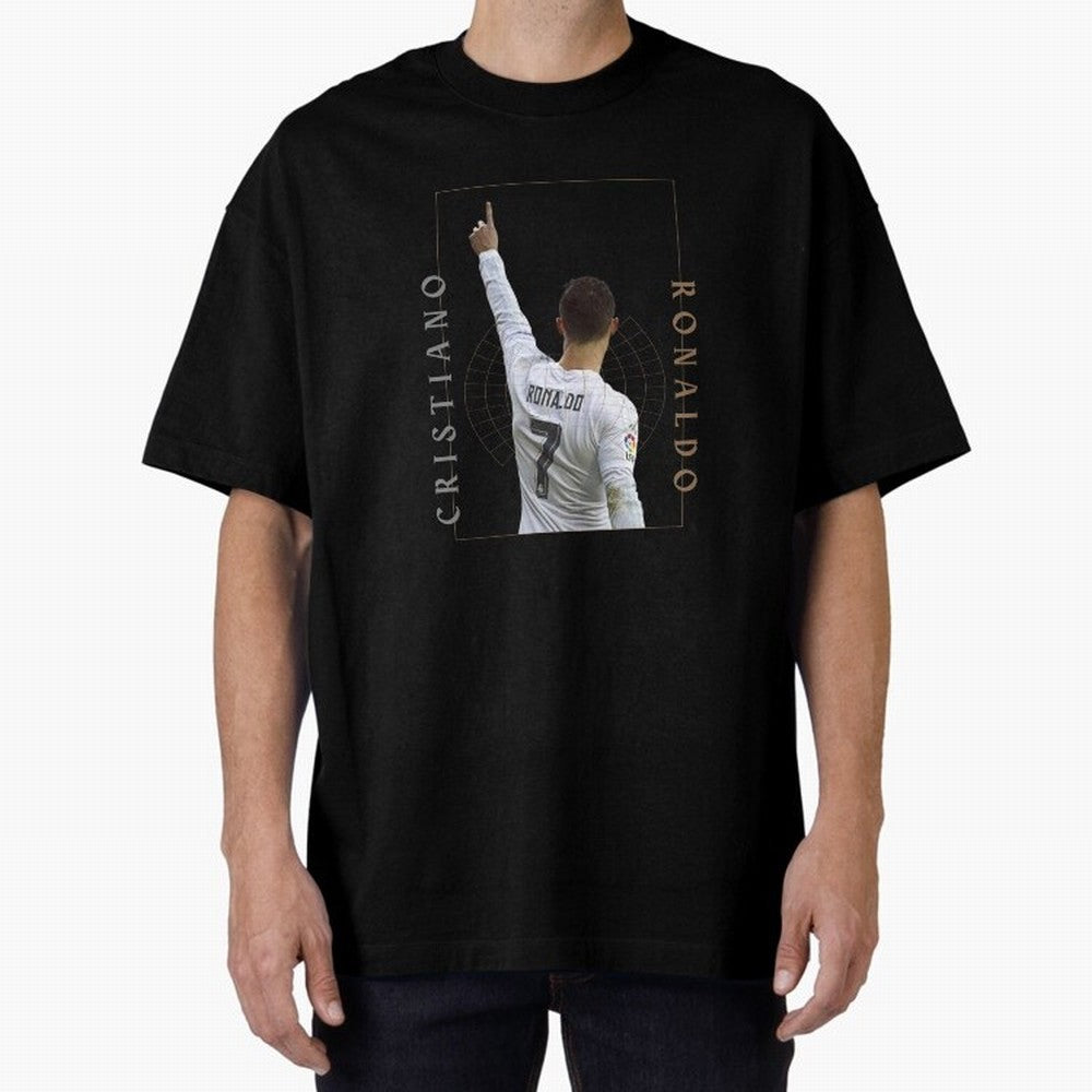 Cristiano Ronaldo CR7 Best Seller Oversized T-Shirt Stand with FIFA World Cup 2026 Group Stage Spirit, Celebrating Netherlands, Messi, CR7 and Mbappe, Classic Soccer Heritage, Championship Pressure, Fan Loyalty and International Pride; Ideal for