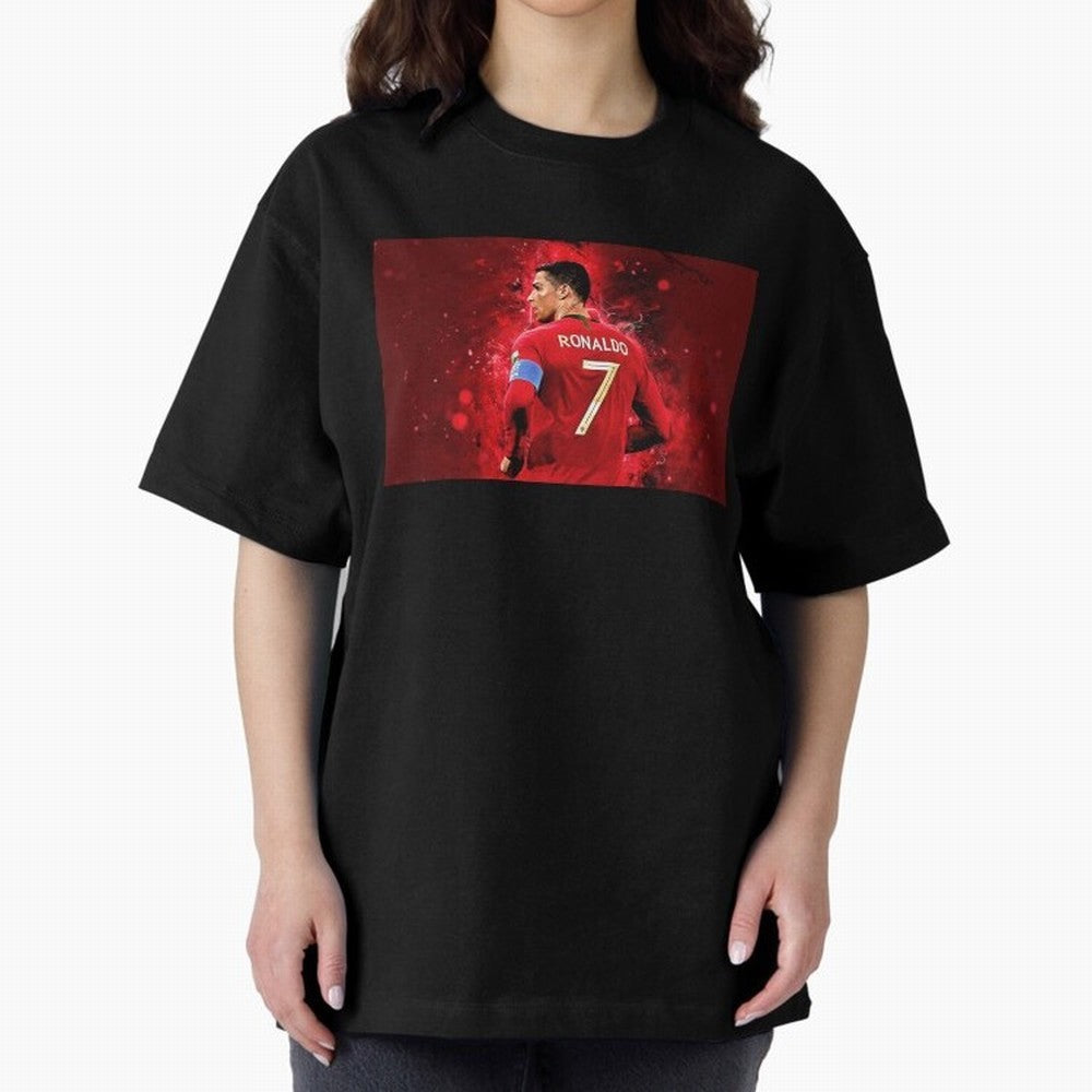 Cristiano Ronaldo Oversized T-Shirt Treasure FIFA World Cup 2026 USA Canada Mexico Made for Haaland, Argentina, France and Brazil Energy, Football History, Final Match Energy, Crowd Noise and Once in a Lifetime Moments; Ideal for Football Dads,