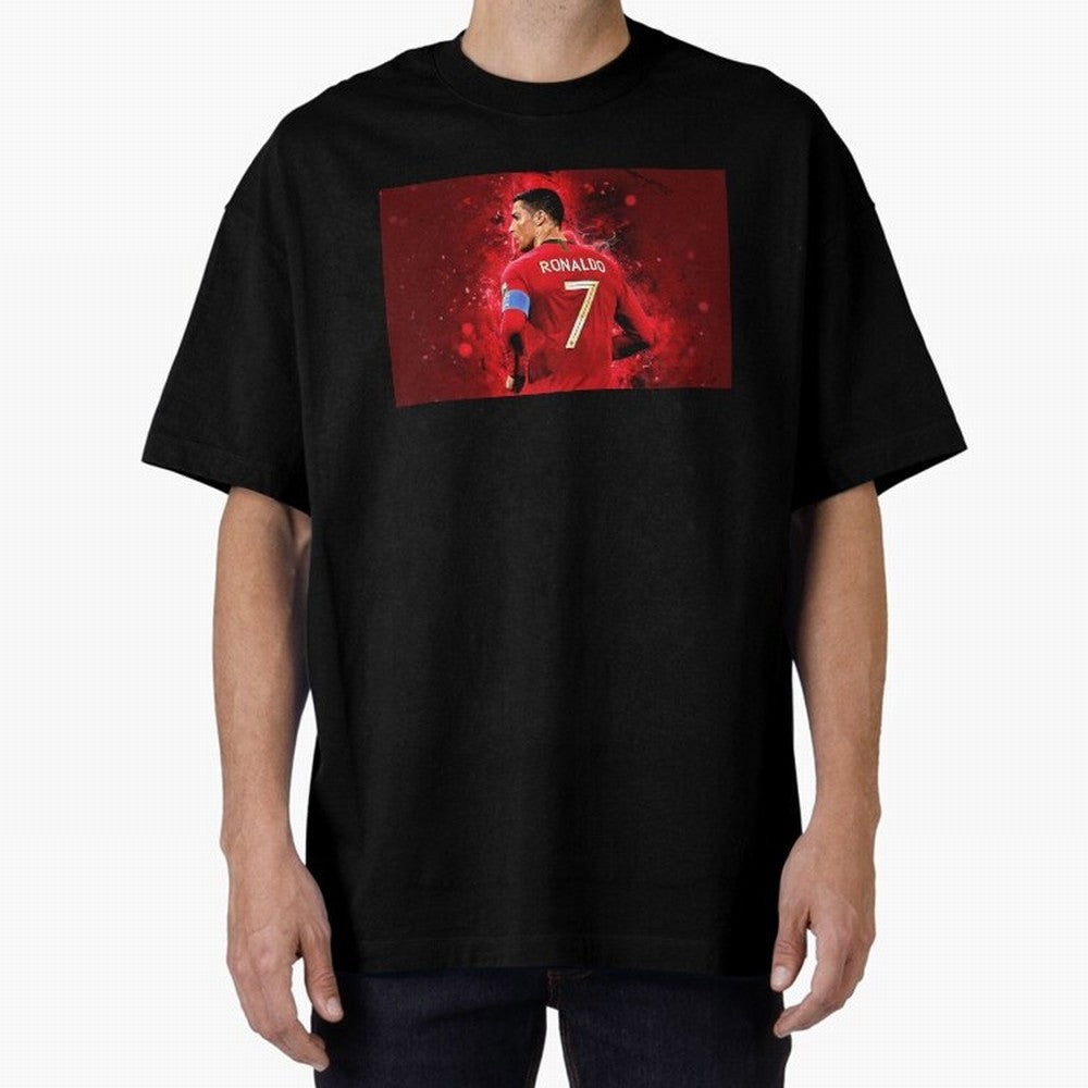 Cristiano Ronaldo Oversized T-Shirt Treasure FIFA World Cup 2026 USA Canada Mexico Made for Haaland, Argentina, France and Brazil Energy, Football History, Final Match Energy, Crowd Noise and Once in a Lifetime Moments; Ideal for Football Dads,