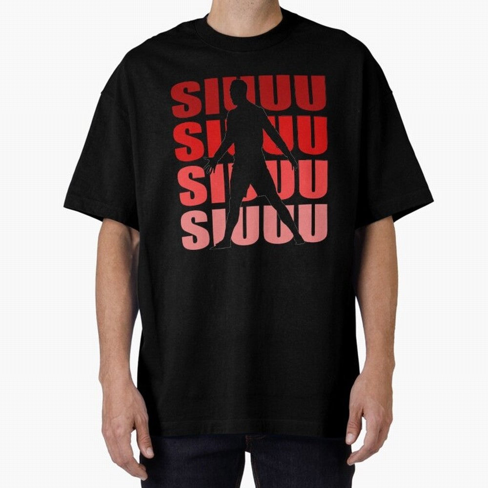 cristiano ronaldo siuuu Oversized T-Shirt Capture the FIFA World Cup 2026 Group Stage Journey through Neymar, Haaland and Cristiano Ronaldo Highlights, Brazil Pride, Stadium Memories, Football Loyalty, International Chants and Championship