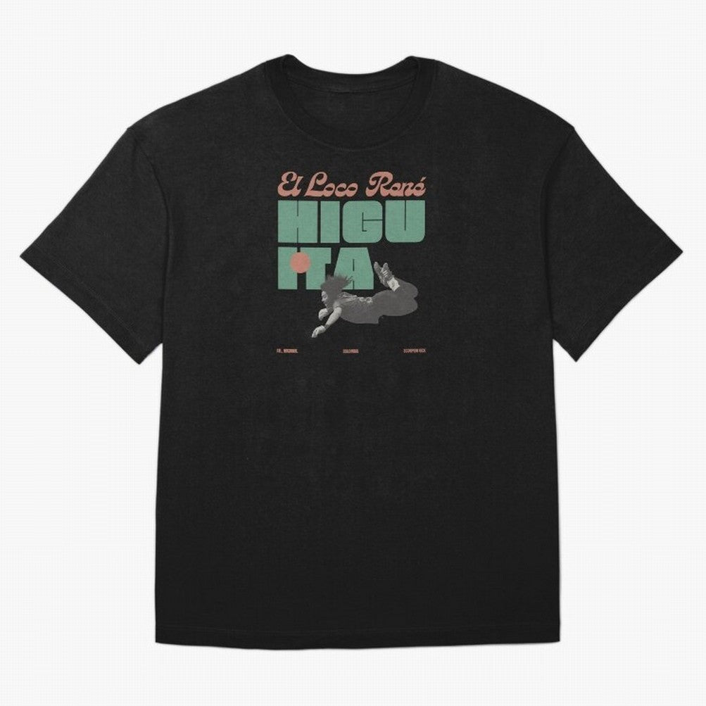 Rene Higuita Minimalist Oversized T-Shirt Capture FIFA World Cup 2026 Group Stage Connected to Neymar, Brazil, Portugal and Argentina Energy, Match Day Excitement, Supporter Culture, Golden Goals and Global Football Passion; Made for Die Hard