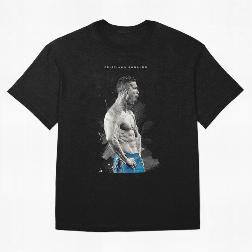 Cristiano Ronaldo Cristiano Ronaldo Oversized T-Shirt Mark Match Day Hype around FIFA World Cup 2026 USA Canada Mexico, Messi, Argentina and Brazil, Football Passion, Legendary Performances, Festival Vibes and Supporter Community; Built for