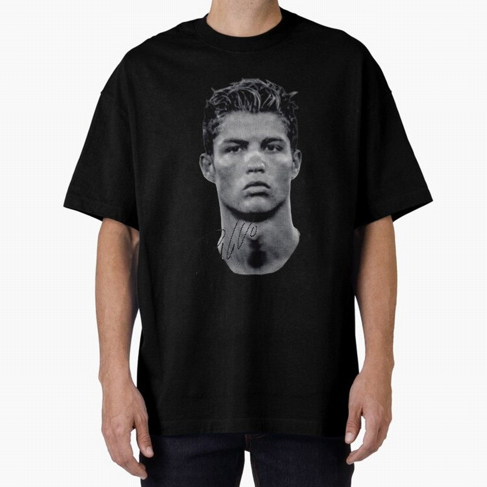 Cristiano Ronaldo Vintage Tshirt Oversized T-Shirt Stand Out with Spirit from Global Football Passion for FIFA World Cup 2026 USA Canada Mexico, Celebrating Mbappe, Netherlands, Tournament Hype, Historic Matchups, Family Viewing Parties and Global