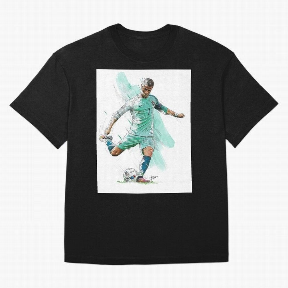 Cristiano ronaldo 7 Oversized T-Shirt Celebrate Fan Favorites in Global Football Passion for FIFA World Cup 2026 Group Stage, Capturing Mbappe, Portugal, Spain and Germany, Football Festival Excitement, Trophy Ambitions, Country Rivalries and Star