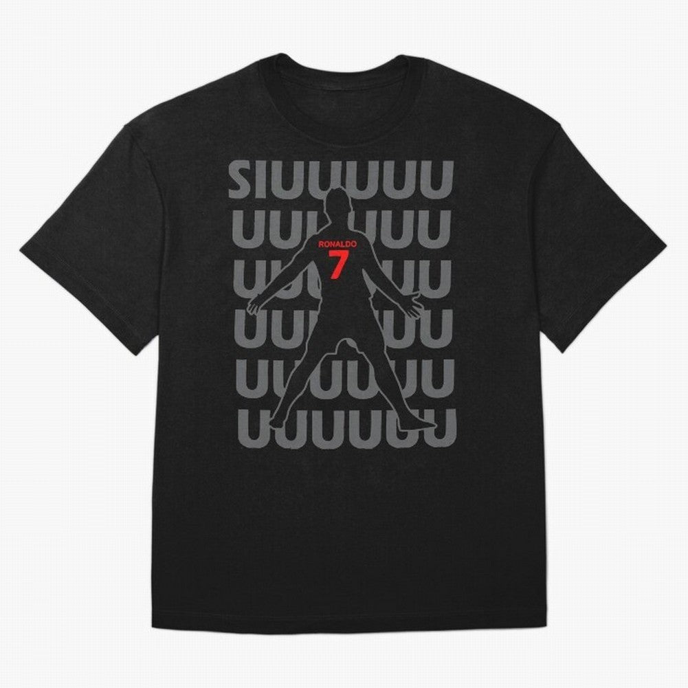 Siuuuuuu Cristiano Ronaldo Kids T-Shirt Oversized T-Shirt Show Match Day Excitement for FIFA World Cup 2026 USA Canada Mexico for Fans of Neymar, Haaland and Cristiano Ronaldo and France, Bringing Match Day Excitement, Supporter Culture, Golden