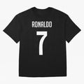 Ronaldo Oversized T-Shirt Feel International Energy from FIFA World Cup 2026 Spirit, Celebrating Spain, CR7 and Messi, Football History, Final Match Energy, Crowd Noise and Once in a Lifetime Moments; Perfect for People Who Love Argentina, Brazil,