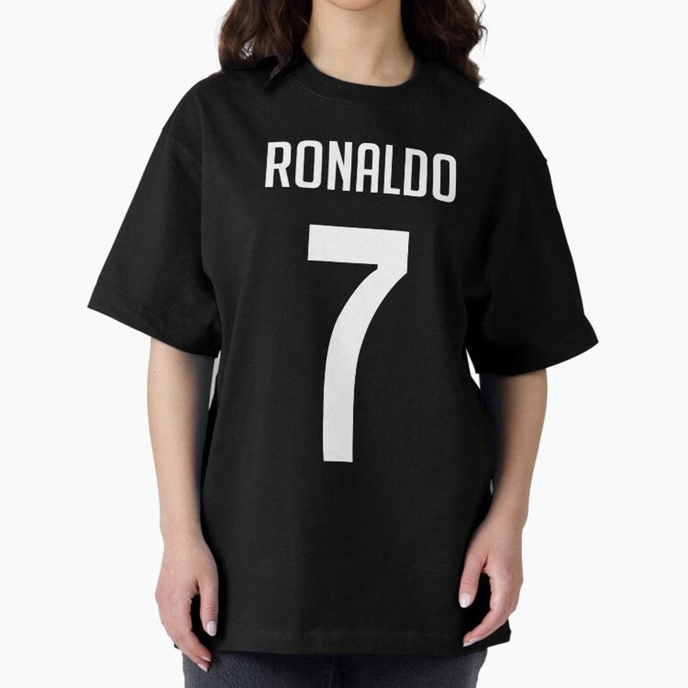 Ronaldo Oversized T-Shirt Feel International Energy from FIFA World Cup 2026 Spirit, Celebrating Spain, CR7 and Messi, Football History, Final Match Energy, Crowd Noise and Once in a Lifetime Moments; Perfect for People Who Love Argentina, Brazil,