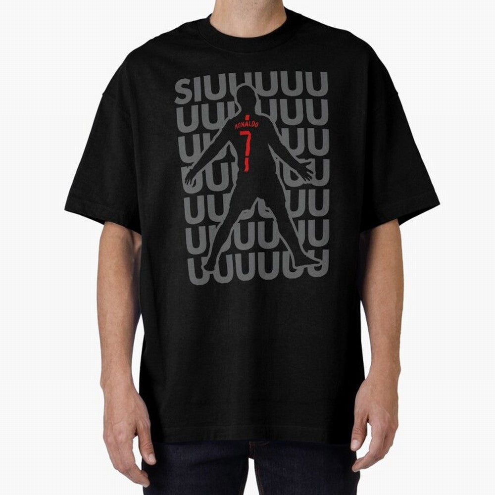 Cristiano Ronaldo 7 Classic Oversized T-Shirt Capture Stadium Memories from FIFA World Cup 2026 USA Canada Mexico for Fans of Messi, Neymar and Mbappe and Germany, Bringing Global Supporter Spirit, Legendary Goals, National Colors and Tournament