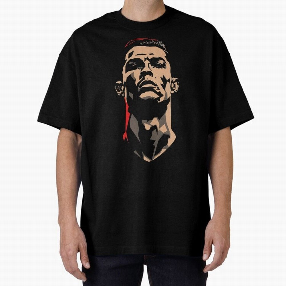 Cristiano Ronaldo CR7 Oversized T-Shirt Show Love for Legendary Goals in FIFA World Cup 2026 USA Canada Mexico for Fans of Messi and Cristiano Ronaldo and Argentina, France and Brazil, Bringing Tournament Hype, Historic Matchups, Family Viewing