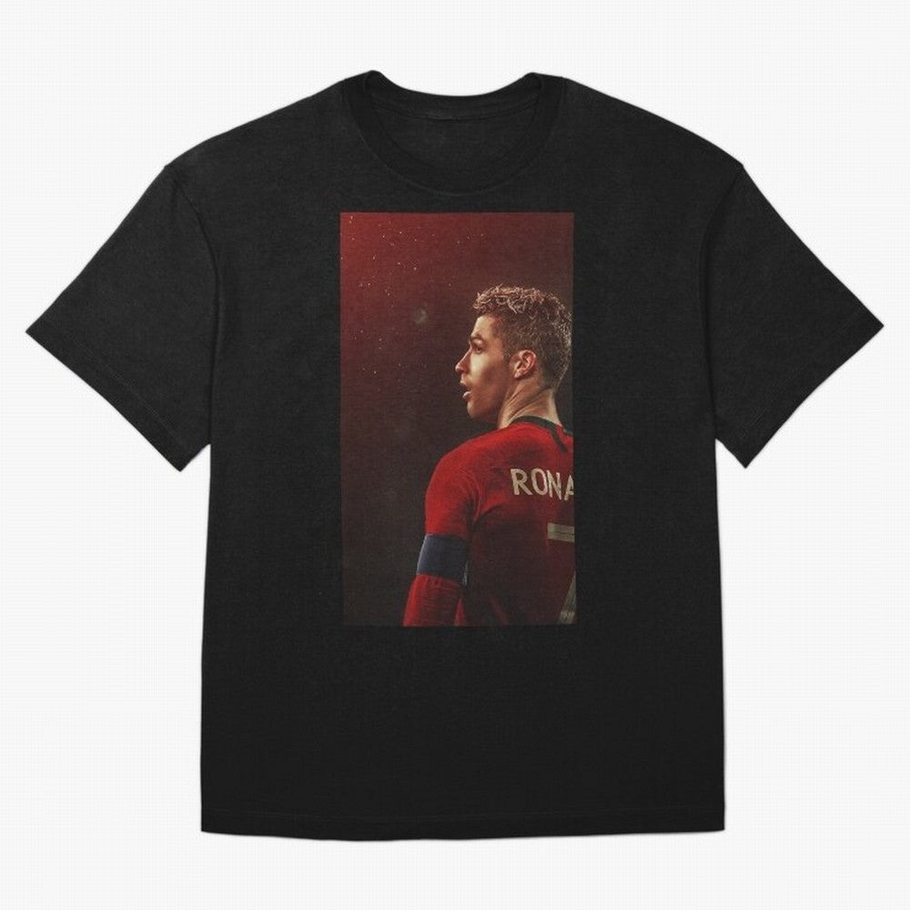 Art Ronaldo Wallpaper Oversized T-Shirt Support Your Favorite Stars during FIFA World Cup 2026 USA Canada Mexico Spirit, Capturing Argentina, France and Brazil, CR7 and Messi, Champion Mindset, Group Stage Buzz, Knockout Tension and Passionate Fan