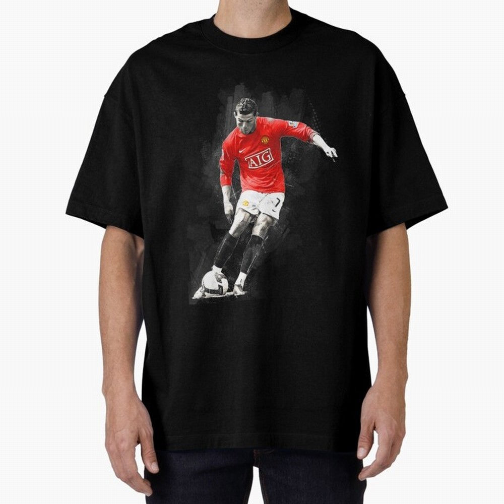 Cristiano Ronaldo Cristiano Ronaldo Oversized T-Shirt Join Supporters Worldwide for FIFA World Cup 2026 Celebrating Messi, Netherlands Energy, Football History, Final Match Energy, Crowd Noise and Once in a Lifetime Moments; Perfect for Fans,