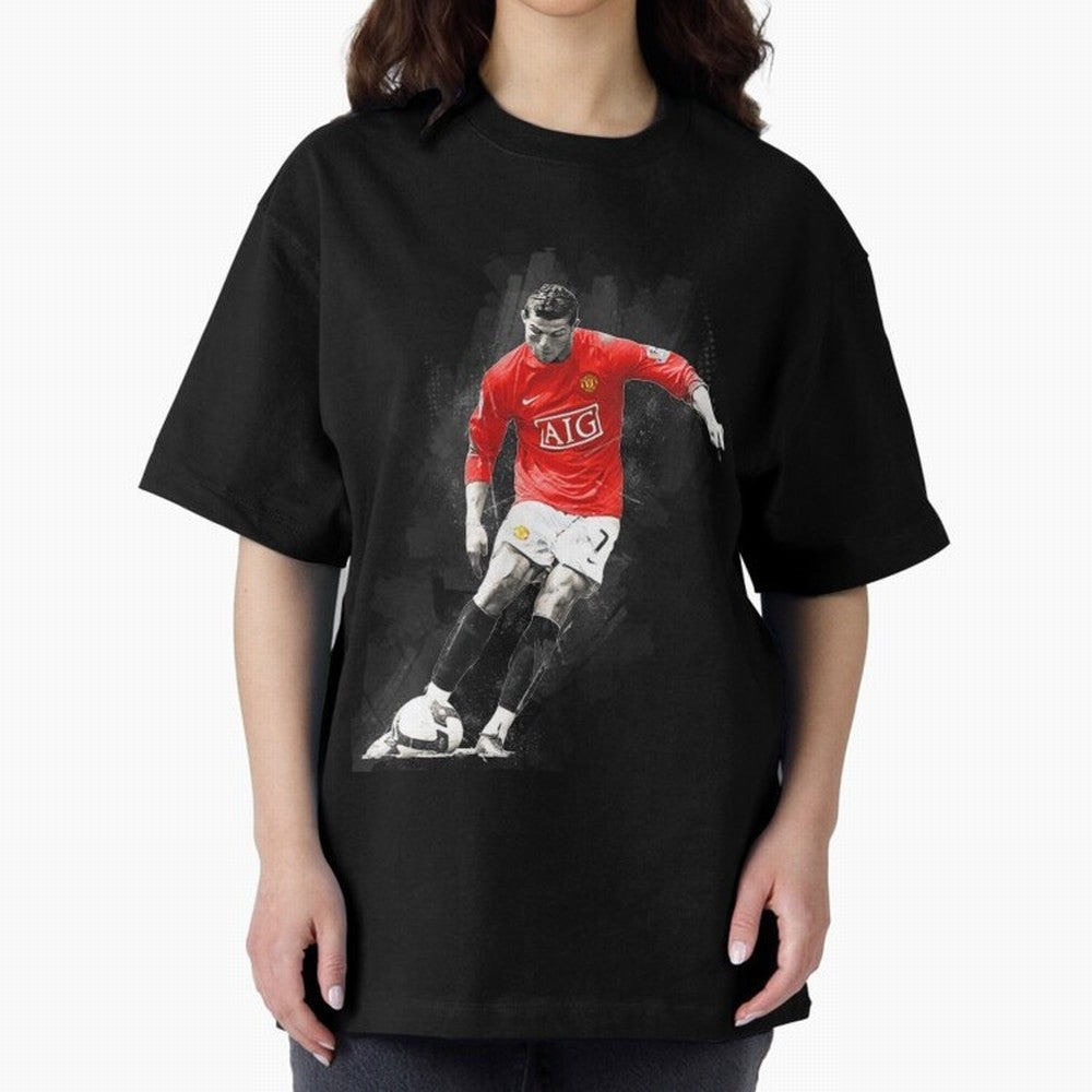 Cristiano Ronaldo Cristiano Ronaldo Oversized T-Shirt Join Supporters Worldwide for FIFA World Cup 2026 Celebrating Messi, Netherlands Energy, Football History, Final Match Energy, Crowd Noise and Once in a Lifetime Moments; Perfect for Fans,