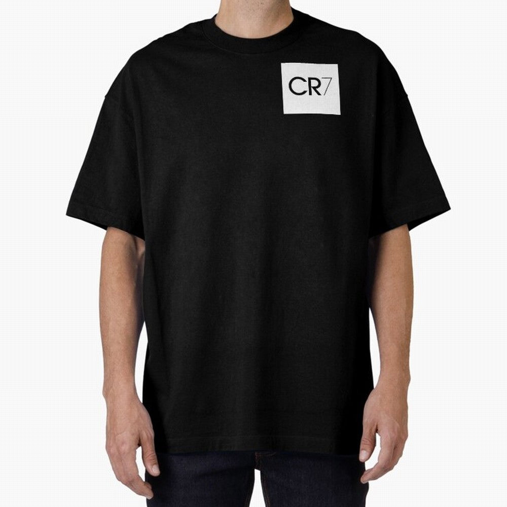 CR7 Logo Oversized T-Shirt Bring Bold Fan Energy to Match Day Hype around FIFA World Cup 2026, CR7 and Messi, England and Germany, Football Festival Excitement, Trophy Ambitions, Country Rivalries and Star Player Buzz; Created for Match Day
