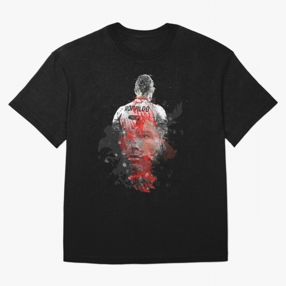 Cristiano Ronaldo Cristiano Ronaldo Oversized T-Shirt Upgrade Match Day Hype around FIFA World Cup 2026 Group Stage, CR7, Portugal, Classic Soccer Heritage, Championship Pressure, Fan Loyalty and International Pride; Perfect for Supporters Who Want