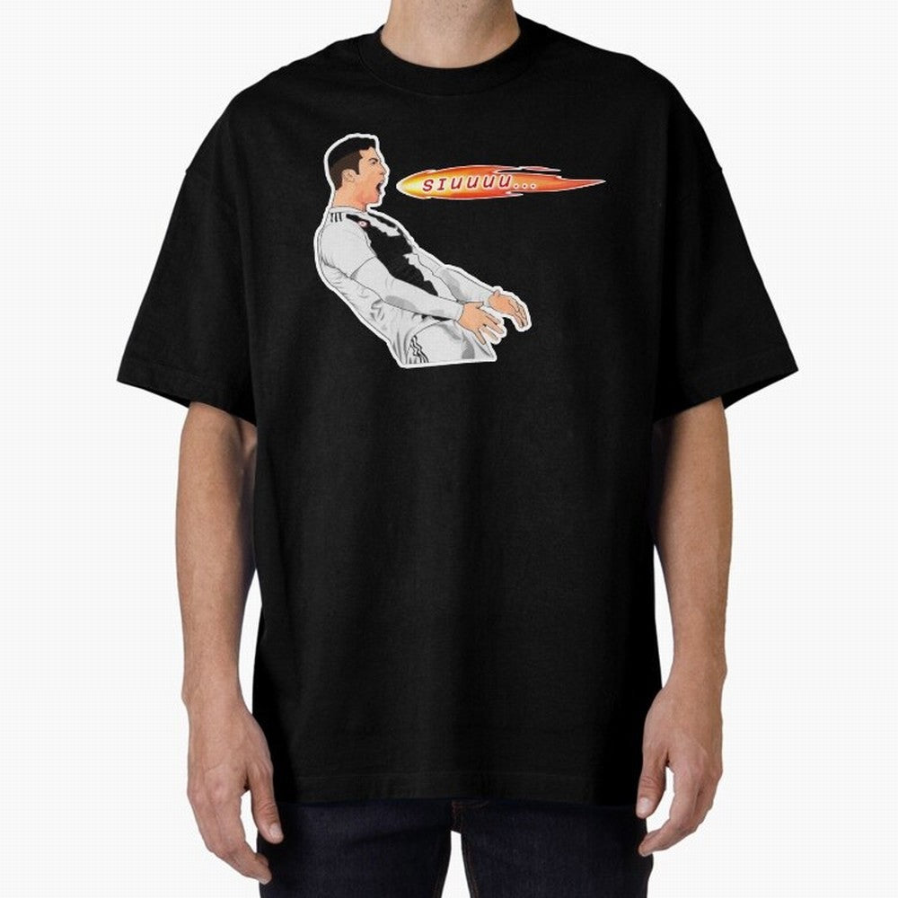 Siuuu Cristiano ronaldo funny Oversized T-Shirt Fuel the Hype around FIFA World Cup 2026 Group Stage for Fans of Cristiano Ronaldo and Brazil, Bringing Global Supporter Spirit, Legendary Goals, National Colors and Tournament Celebration; Perfect