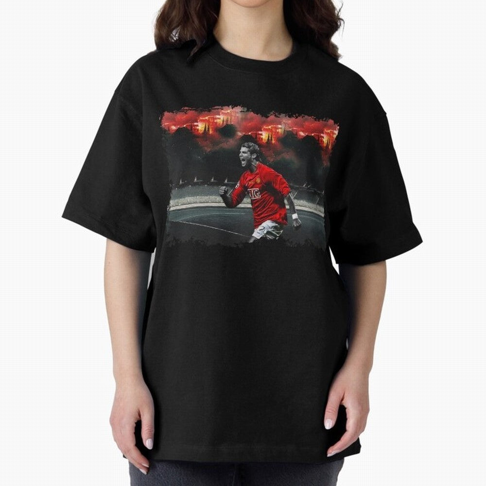 Cristiano Ronaldo Manchester 8K Oversized T-Shirt Celebrate Football Dreams Across FIFA World Cup 2026 USA Canada Mexico Spirit, Built around Spain, CR7, Stadium Memories, Football Loyalty, International Chants and Championship Tradition; Built for