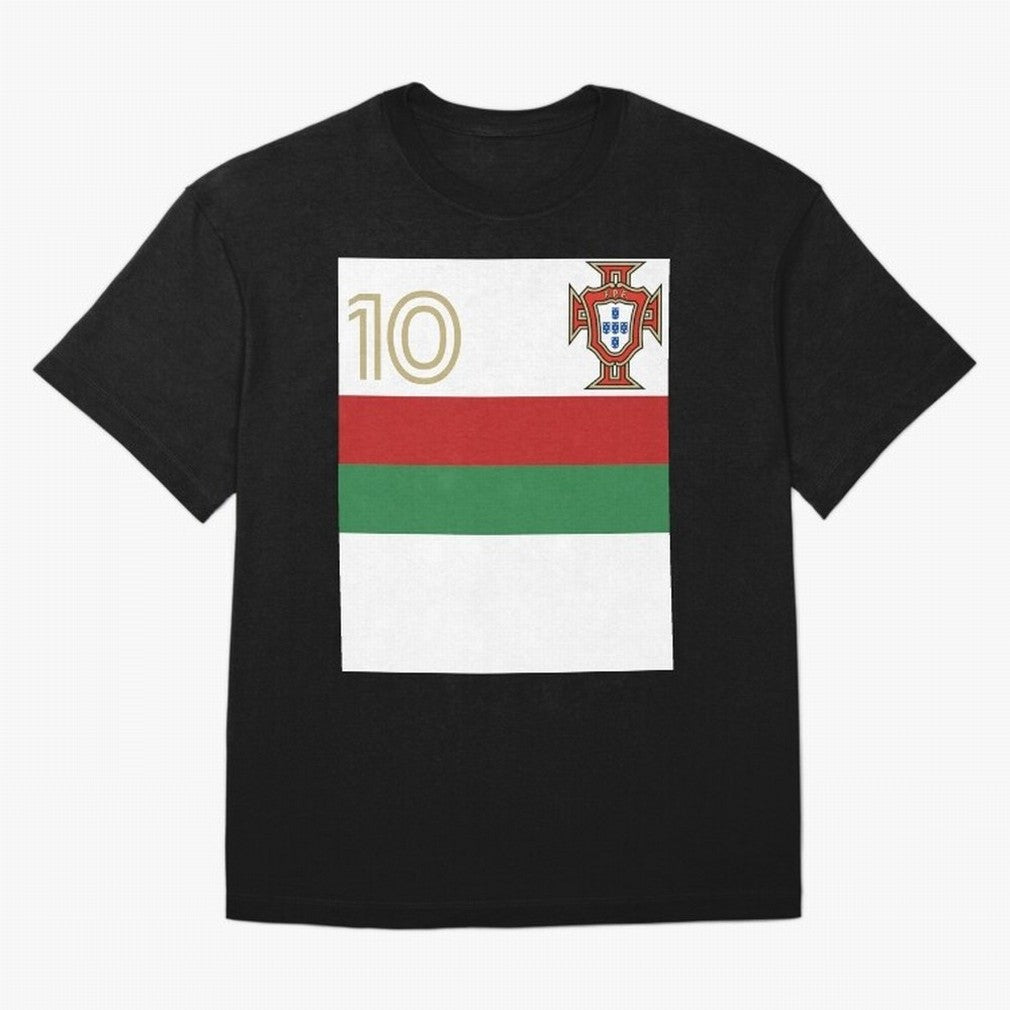 Portugal | 2026 World Cup Fan Apparel Oversized T-Shirt Represent FIFA World Cup 2026 USA Canada Mexico Featuring Neymar, Haaland and Cristiano Ronaldo, France and Portugal Energy, Fan Favorite Moments, National Team Passion, Big Match Drama and