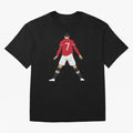 CR7 Man U | SIIIIIUUUUUUU (Celebration) Oversized T-Shirt Bring Match Day Fire to FIFA World Cup 2026 USA Canada Mexico Filled with CR7 and Messi, Portugal Energy, Stadium Memories, Football Loyalty, International Chants and Championship Tradition;