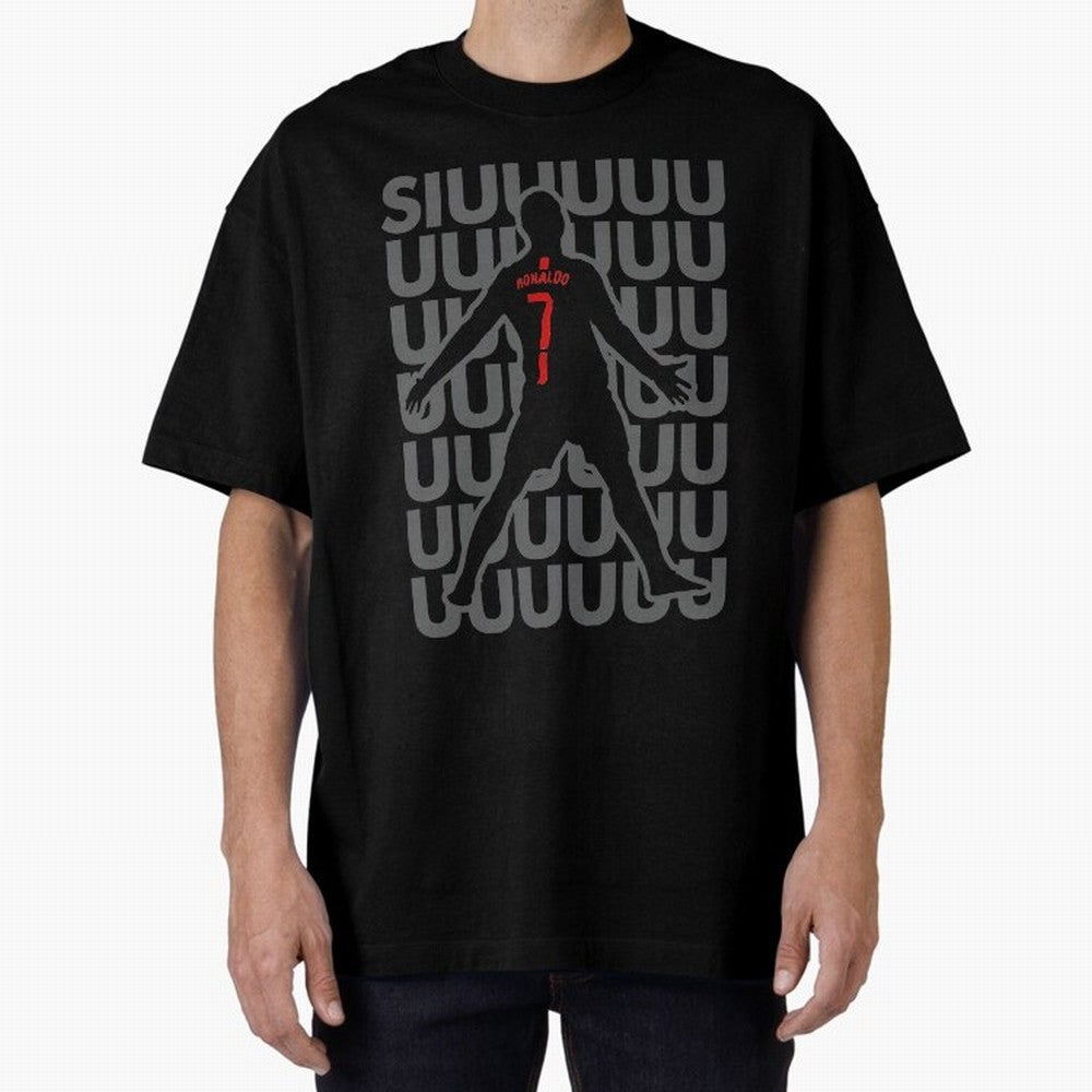 Cristiano Ronaldo 7 Oversized T-Shirt Step into FIFA World Cup 2026 USA Canada Mexico Spirit, Filled with Portugal, Spain and Germany, Messi and Cristiano Ronaldo, Football Festival Excitement, Trophy Ambitions, Country Rivalries and Star Player