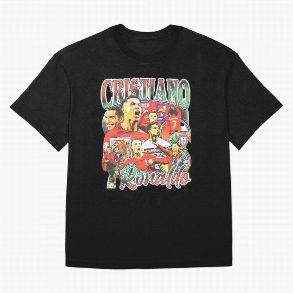 Cristiano Ronaldo Graphic Shirt Oversized T-Shirt Upgrade FIFA World Cup 2026 Connected to CR7, England Energy, Classic Soccer Heritage, Championship Pressure, Fan Loyalty and International Pride; Perfect for People Who Love Argentina, Brazil,