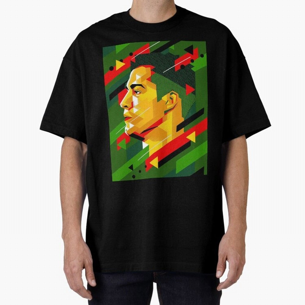 Cristiano Ronaldo Oversized T-Shirt Live the Energy of FIFA World Cup 2026 USA Canada Mexico Spirit, Filled with France, CR7, Stadium Memories, Football Loyalty, International Chants and Championship Tradition; Perfect for Fans, Collectors, Family