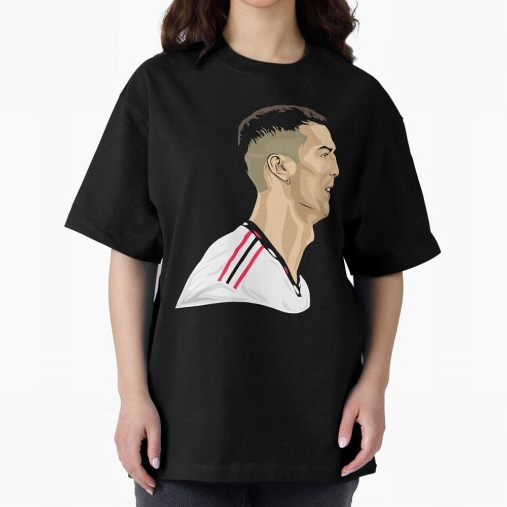 C Ronaldo - Iconic Oversized T-Shirt Bring Trophy Dreams to FIFA World Cup 2026 USA Canada Mexico Featuring Messi and Cristiano Ronaldo, Netherlands Energy, Soccer Culture, Superstar Moments, National Team Dreams and Competitive Fire; Made for Die