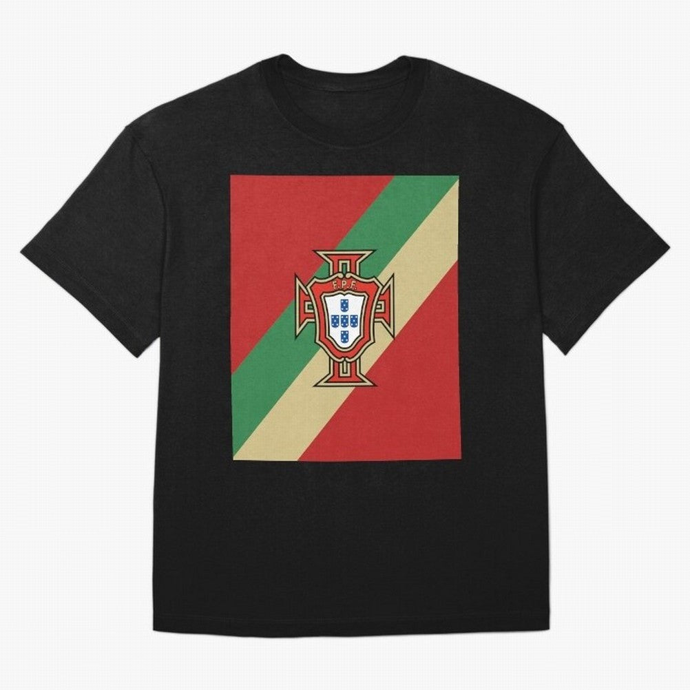 Portugal | 2026 World Cup Fan Apparel Oversized T-Shirt Feel the Heartbeat of FIFA World Cup 2026 USA Canada Mexico Spirit, with Brazil, Mbappe, Worldwide Fan Energy, Dramatic Goals, Stadium Lights and Championship Celebrations; Ideal for Fans Who