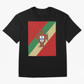 Portugal | 2026 World Cup Fan Apparel Oversized T-Shirt Feel the Heartbeat of FIFA World Cup 2026 USA Canada Mexico Spirit, with Brazil, Mbappe, Worldwide Fan Energy, Dramatic Goals, Stadium Lights and Championship Celebrations; Ideal for Fans Who