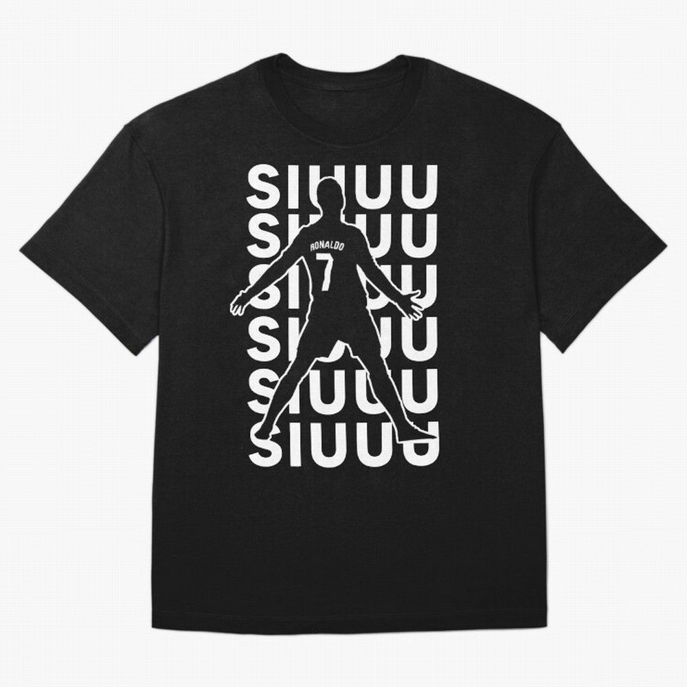 siuuu ronaldo Cristiano CR7 memes MUFC Oversized T-Shirt Feel the Heartbeat of FIFA World Cup 2026 Group Stage Spirit, Highlighting Argentina and Brazil, CR7, Sports Nostalgia, International Competition, Famous Players and Unforgettable Victories;