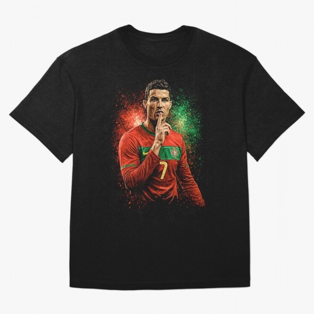 Cristiano Ronaldo Football Legend Oversized T-Shirt Wear the Spirit of FIFA World Cup 2026 USA Canada Mexico Filled with Mbappe and Neymar, Argentina, France and Brazil Energy, Stadium Chants, National Pride, Trophy Dreams and Unforgettable