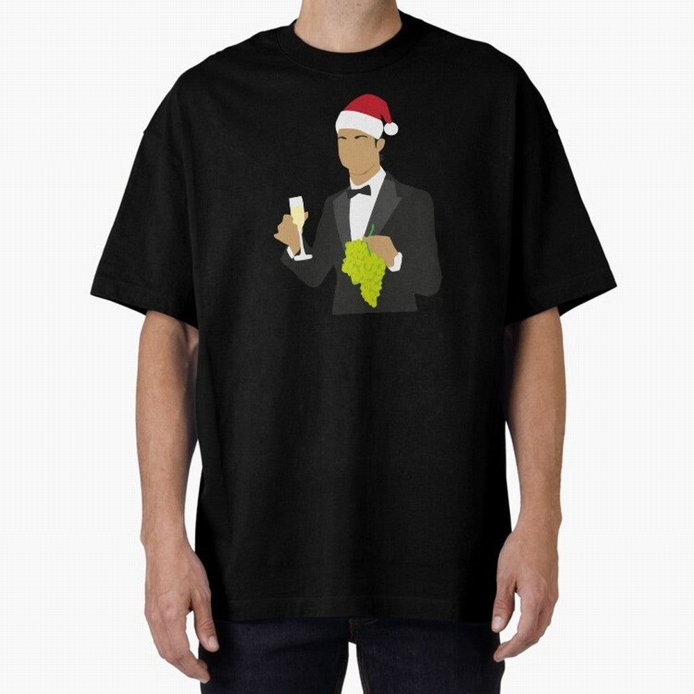 Cristiano Ronaldo enjoing Christmas Oversized T-Shirt Wear the Spirit of the FIFA World Cup 2026 Journey through CR7 and Messi Highlights, Spain and Netherlands Pride, Goal Celebration Energy, Supporter Heritage, Football Icons and Worldwide