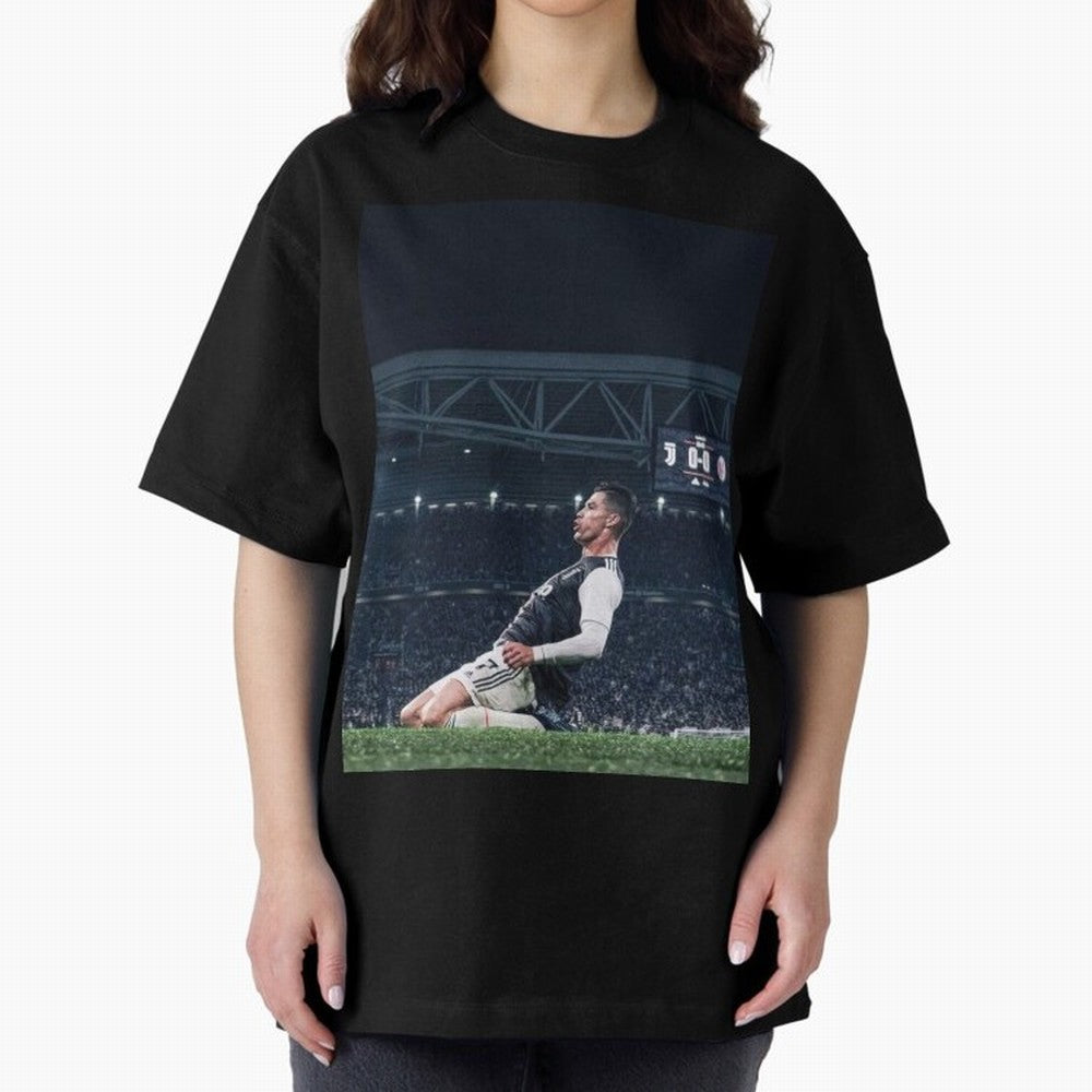 Wallpaper Cristiano Celebration Oversized T-Shirt Show Your Tournament Heart for FIFA World Cup 2026 Centered on Cristiano Ronaldo, Haaland and CR7, England Energy, Supporter Pride, Iconic Celebrations, Legendary Names and Global Match Day Energy;