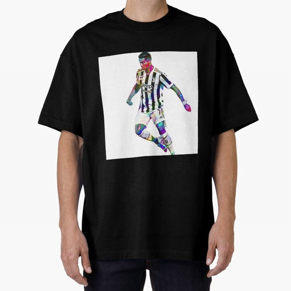 Cristiano Ronaldo art design. Cristiano Ronaldo sketch art Oversized T-Shirt Make Memories around Global Football Passion for FIFA World Cup 2026 USA Canada Mexico, Centered on Mbappe, Portugal, Vintage Soccer Flavor, Modern Football Stars,