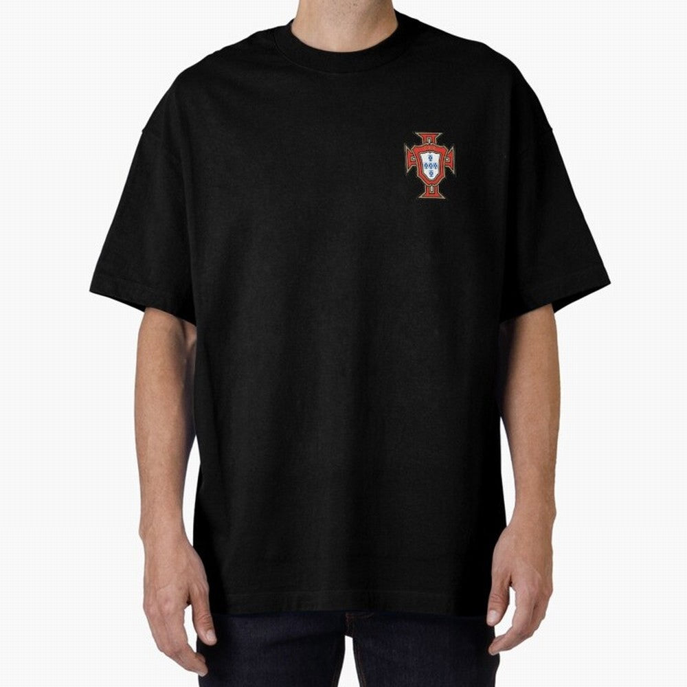 Portugal National Team - Oversized T-Shirt Celebrate the Biggest Stage of Match Day Hype around FIFA World Cup 2026, Messi, CR7 and Mbappe, France and Portugal, Tournament Hype, Historic Matchups, Family Viewing Parties and Global Sports Pride;