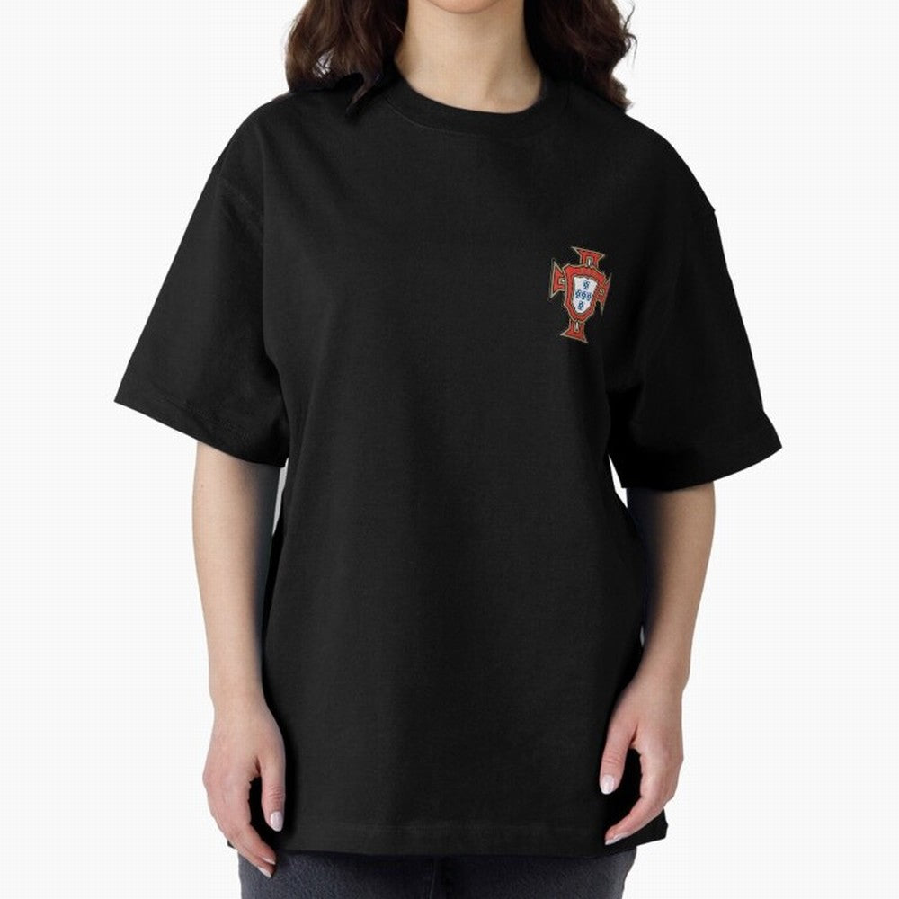 Portugal National Team - Oversized T-Shirt Celebrate the Biggest Stage of Match Day Hype around FIFA World Cup 2026, Messi, CR7 and Mbappe, France and Portugal, Tournament Hype, Historic Matchups, Family Viewing Parties and Global Sports Pride;