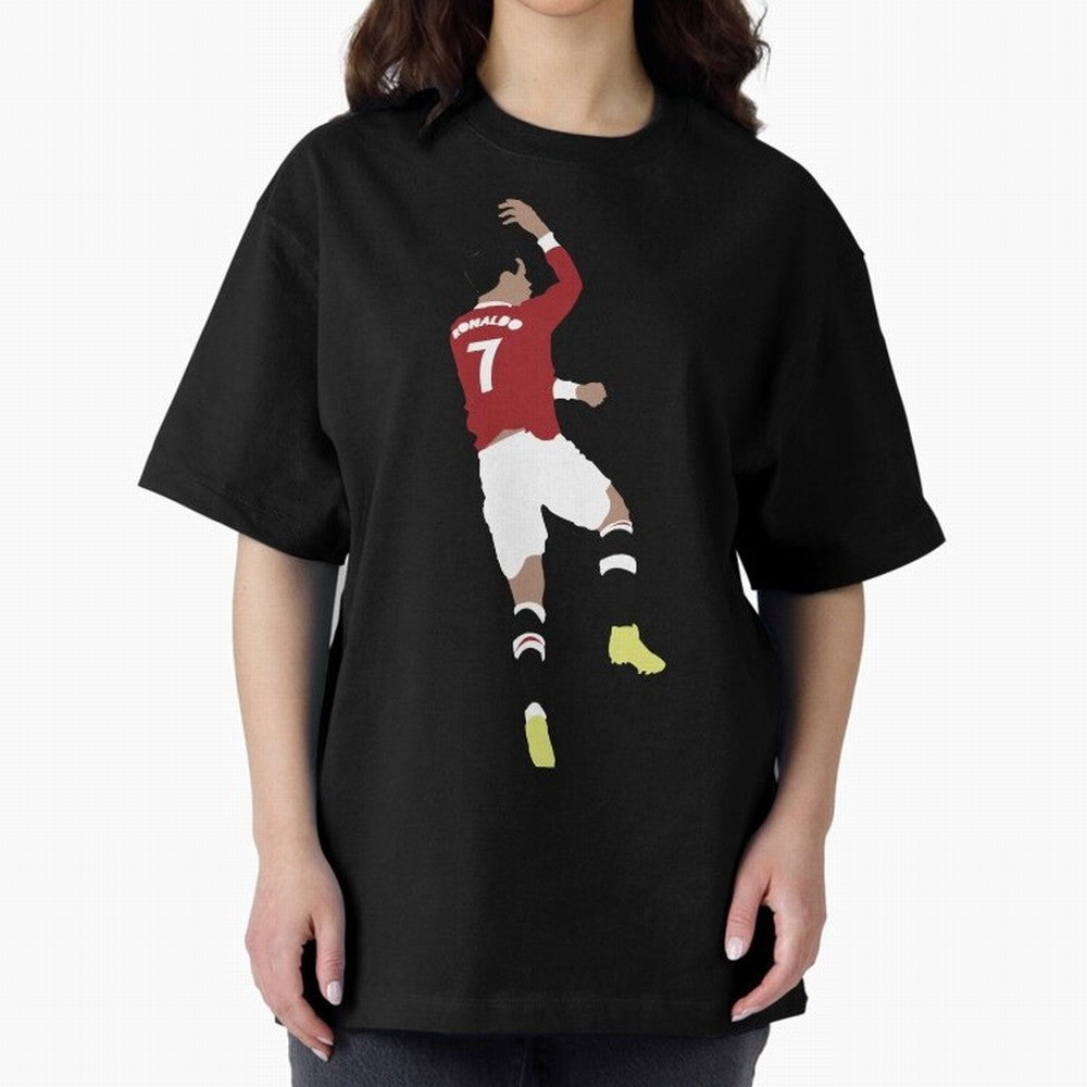 Cristiano Ronaldo Suuii - Design Oversized T-Shirt Follow the Road to the FIFA World Cup 2026 Journey through Cristiano Ronaldo, Haaland and CR7 Highlights, Argentina, France and Brazil Pride, Vintage Soccer Flavor, Modern Football Stars, National