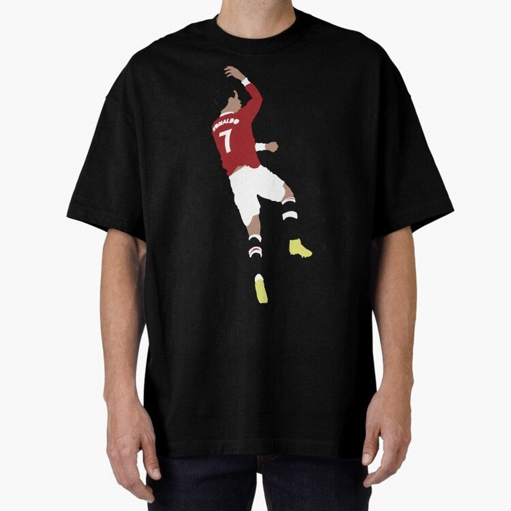 Cristiano Ronaldo Suuii - Design Oversized T-Shirt Follow the Road to the FIFA World Cup 2026 Journey through Cristiano Ronaldo, Haaland and CR7 Highlights, Argentina, France and Brazil Pride, Vintage Soccer Flavor, Modern Football Stars, National