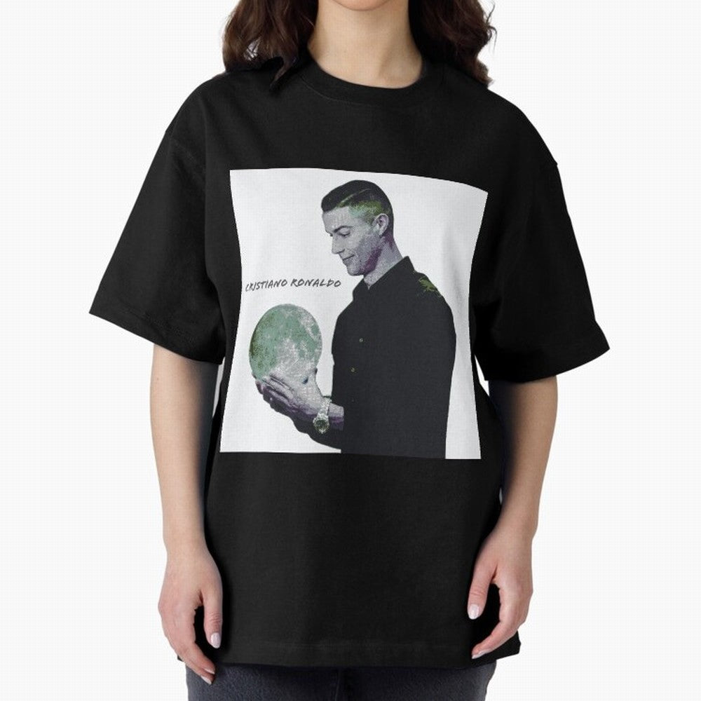 Cristiano Ronaldo art illustration. Cristiano Ronaldo sketch art Oversized T-Shirt Celebrate Soccer Greatness during FIFA World Cup 2026 Group Stage Featuring Cristiano Ronaldo, France Energy, Champion Mindset, Group Stage Buzz, Knockout Tension