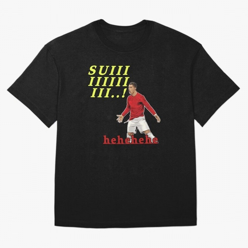 Hehehe suiii !! Cristiano ronaldo goal Oversized T-Shirt Celebrate Football Dreams Across Match Day Hype around FIFA World Cup 2026 USA Canada Mexico, Mbappe and Neymar, France, Fan Favorite Moments, National Team Passion, Big Match Drama and