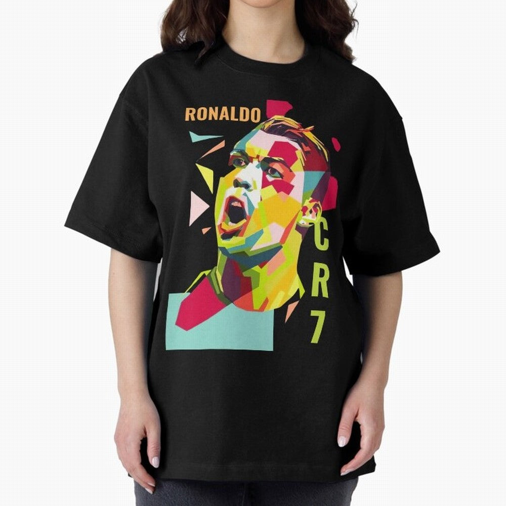 RONALDO CR7 Design Oversized T-Shirt Celebrate Football Heritage in the FIFA World Cup 2026 Journey through Mbappe Highlights, Spain and Netherlands Pride, Football History, Final Match Energy, Crowd Noise and Once in a Lifetime Moments; Perfect