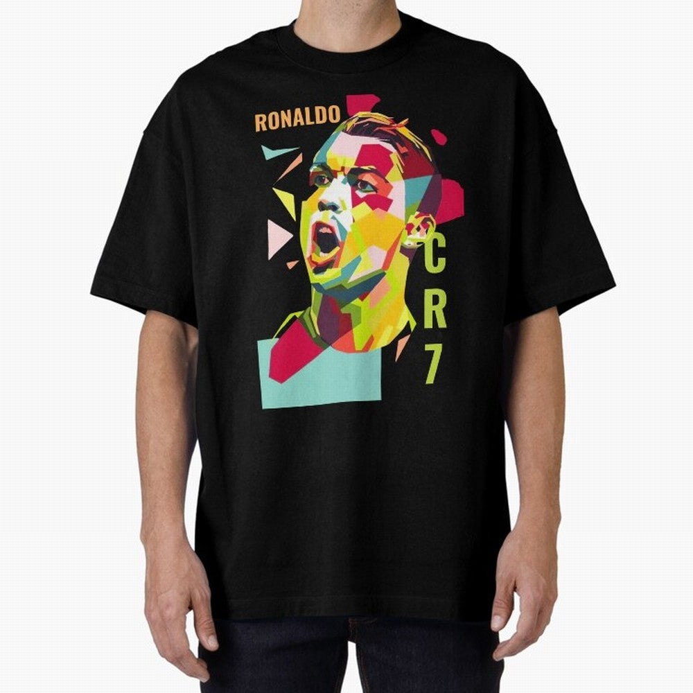 RONALDO CR7 Design Oversized T-Shirt Celebrate Football Heritage in the FIFA World Cup 2026 Journey through Mbappe Highlights, Spain and Netherlands Pride, Football History, Final Match Energy, Crowd Noise and Once in a Lifetime Moments; Perfect