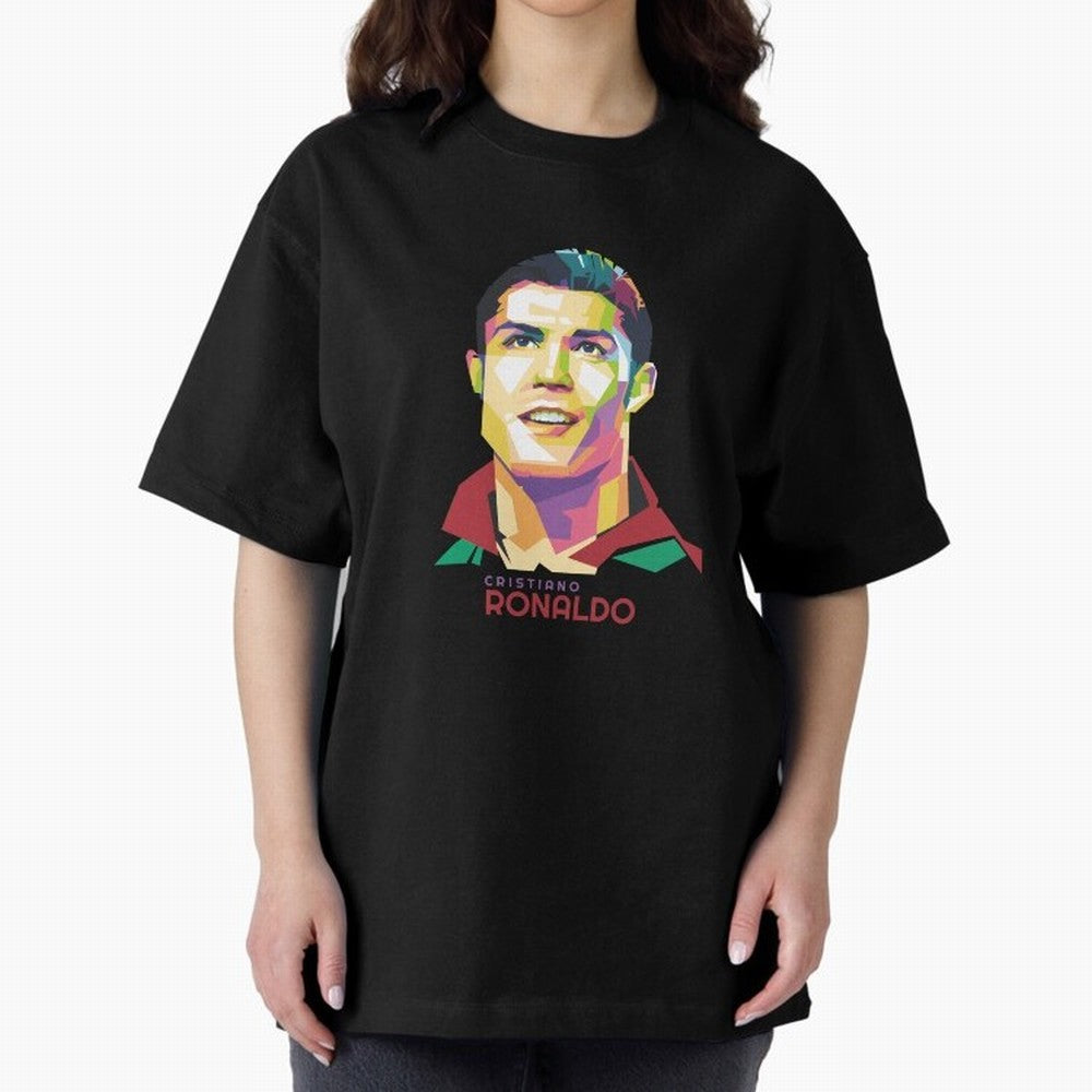 Cristiano Ronaldo Oversized T-Shirt Make Memories around FIFA World Cup 2026 USA Canada Mexico Spirit, Celebrating England, Messi, Neymar and Mbappe, Football Passion, Legendary Performances, Festival Vibes and Supporter Community; Ideal for
